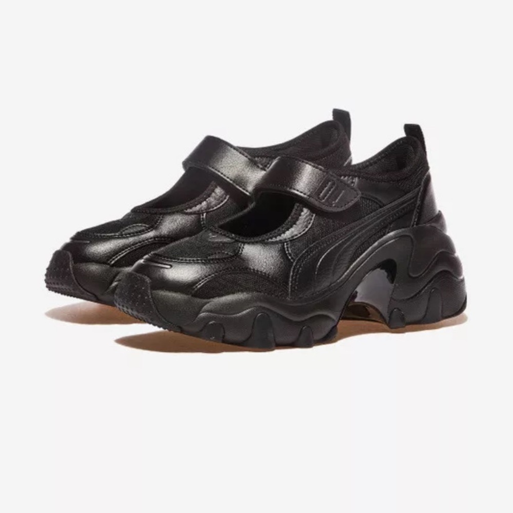 PUMA Pulsar Wedge Wns - Black / 39867702 / Womens Shoes (ballerina)